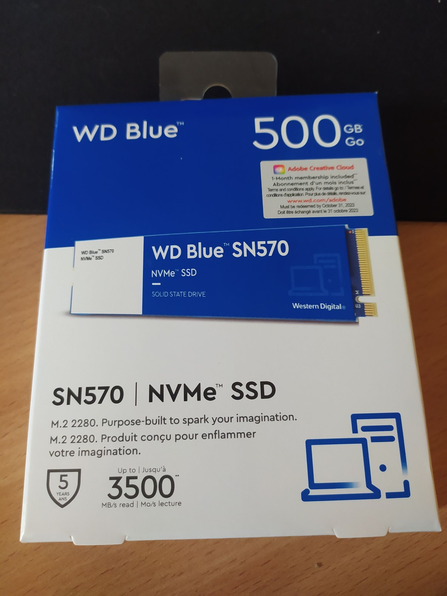 SSD m2 WD BLUE SN570 новая