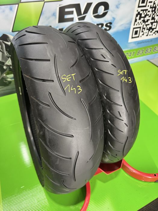 Set Anvelope Moto 120 70 17 si 180 55 17 Metzeler 2022 Cauciuc Set143