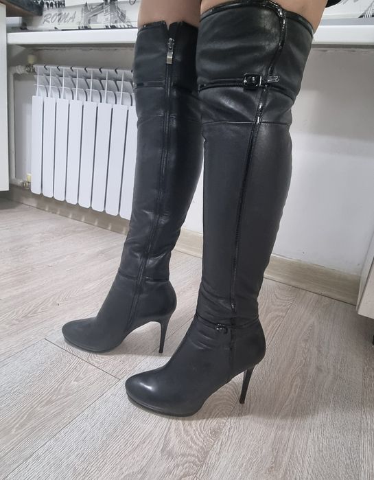 Стильные сапоги на зиму, р 38