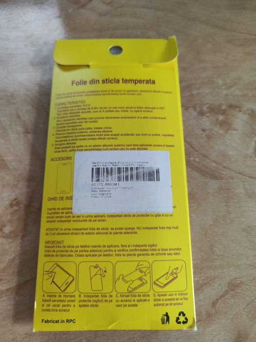 Folii protectie Xiaomi Redmi Note 6 PRO (set de 2)