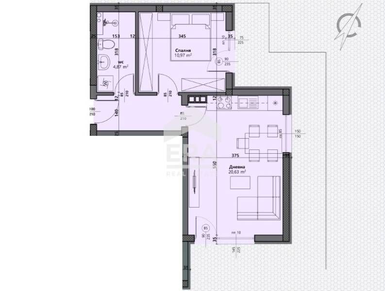 Продава се Двустаен апартамент в Варна, Виница - 64 кв.м за 1093 €/кв.м - Снимка #2