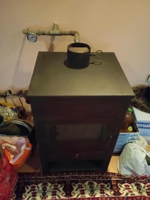 Печка Камина с Водна Риза