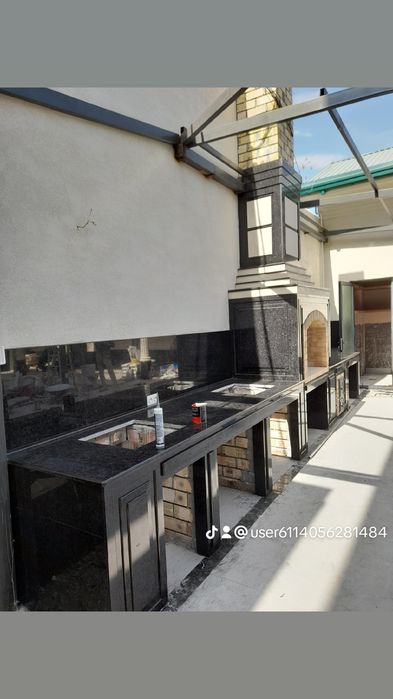 Летни кухнига тош терамиз келишилган нархда