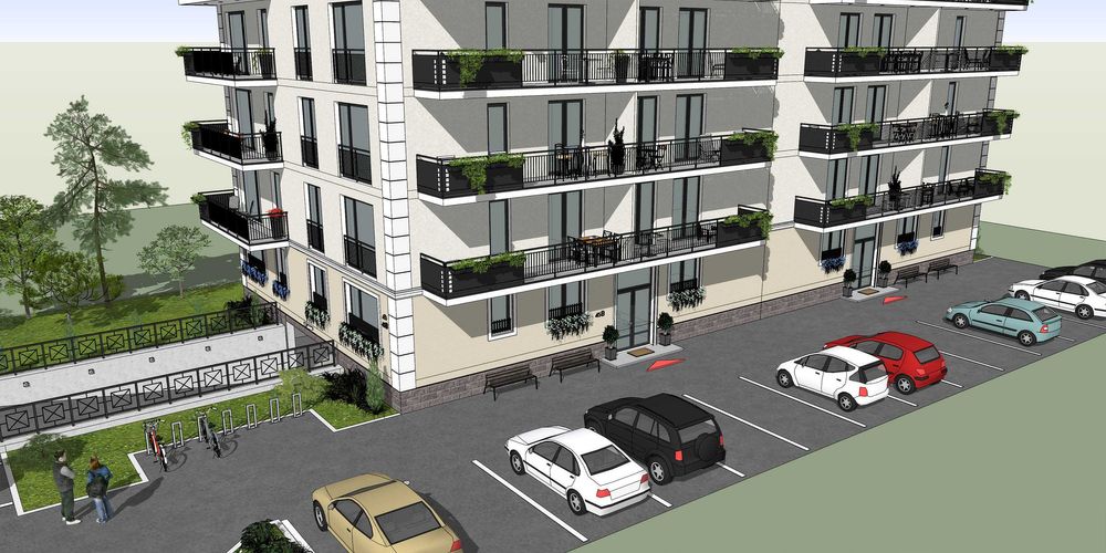 Teren stradal pentru constructie P+4, autorizata, Baneasa - Sisesti