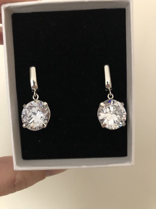 Сребърни обици