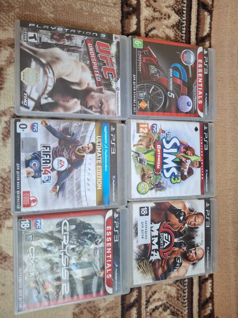 Продаю PlayStation 3 + 6 игр
