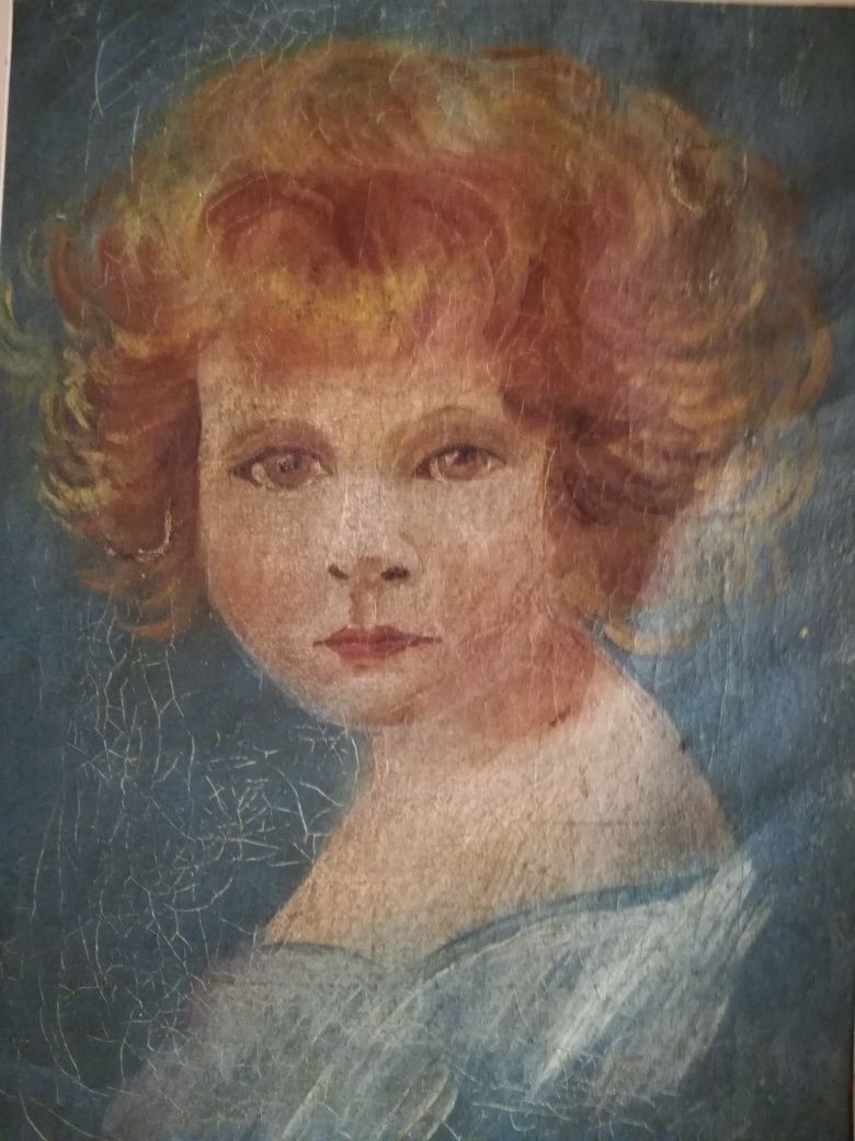 Tablou portret copil
