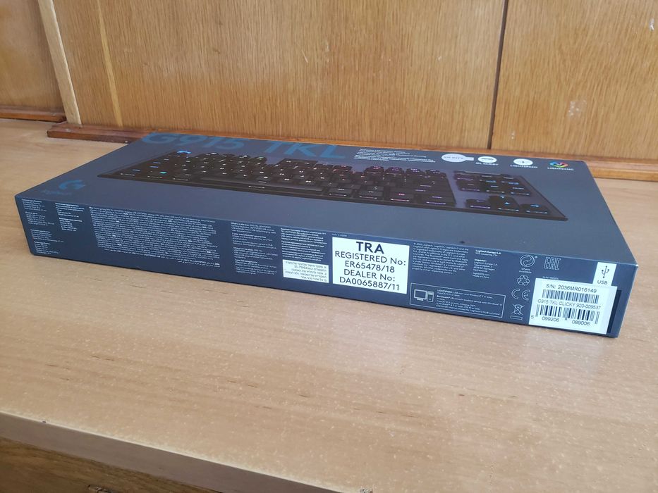 Безжична механична клавиатура Logitech G915 TKL (US layout)