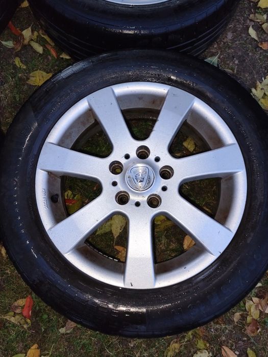 Set 4 jante cu anvelope vară Continental 205/55 R16 91H DOT 2016