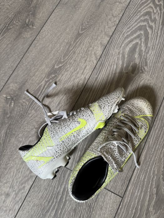 Papuci de fotbal nike semi pro mercurial verzi cu gri