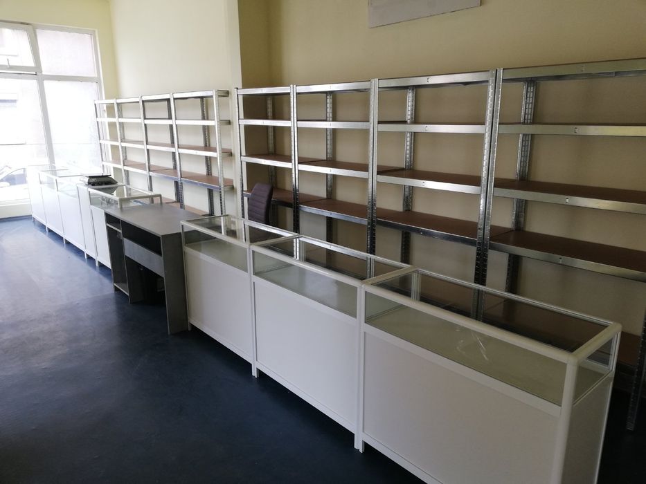 Магазинно, търговско оборудване, ,ниски цени -стилажи, щандове,щендери