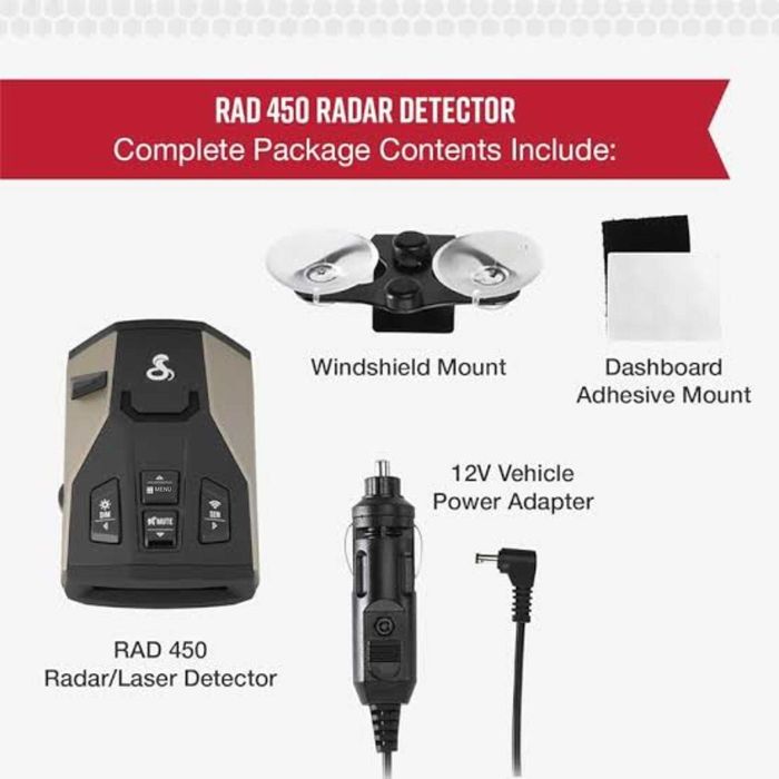Радар Детектор Cobra RAD450 Laser Detector