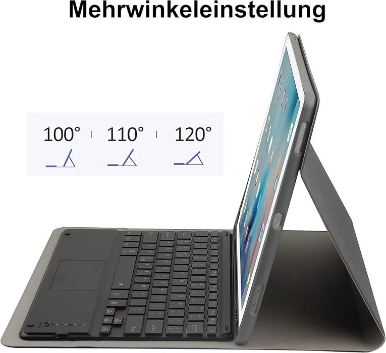 Калъф с Bluetooth Клавиатура и Тъчпад за iPad Pro 12.9 2015/ 2017, RGB