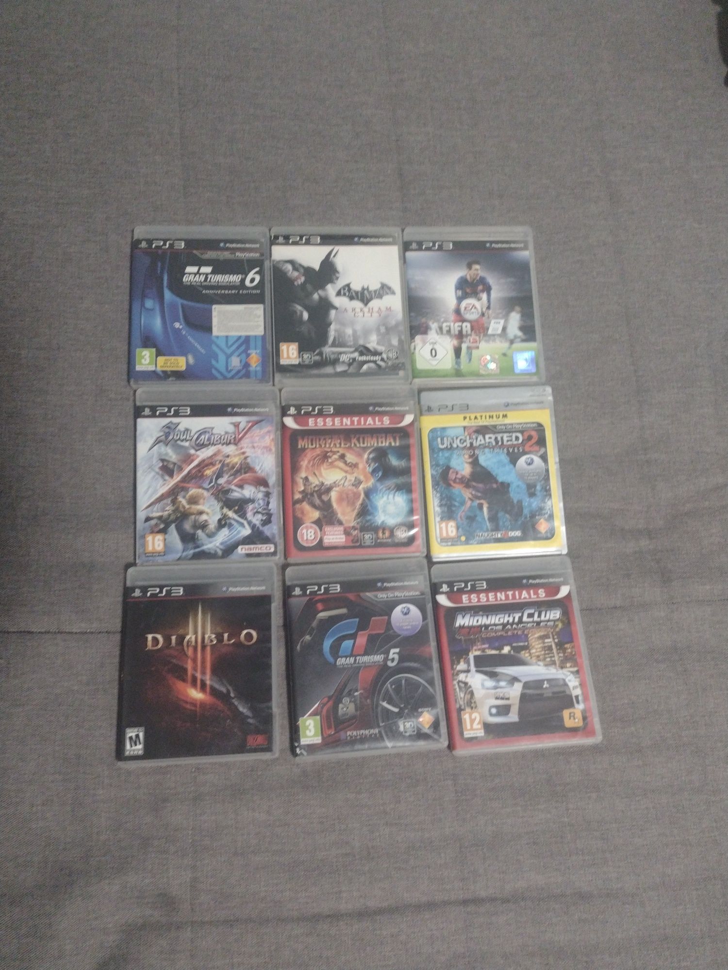 9 игри за ps 3 ( В добро състояние )