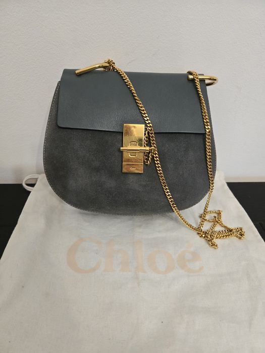 Geanta Chloé Drew gri originala