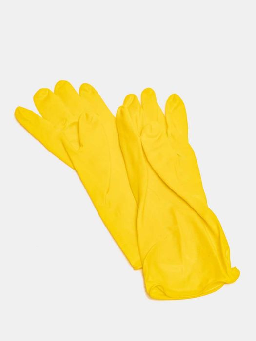 Перчатки хозяйственные резиновые
