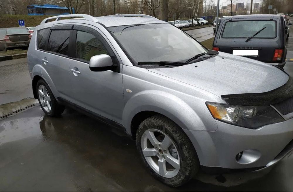 Дефлекторы окон Mitsubishi Outlander XL с 2007 по 2012