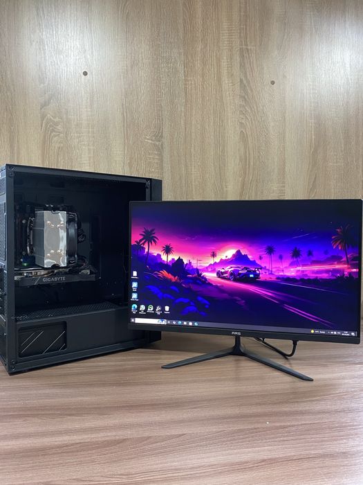 Продам игровой системный блок, компьютер с монитором!