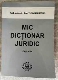 Mic dicționar juridic de Vladimir Hanga