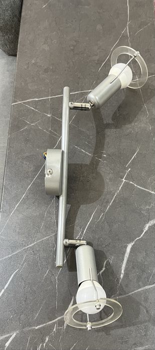 Стенни абажури сиви