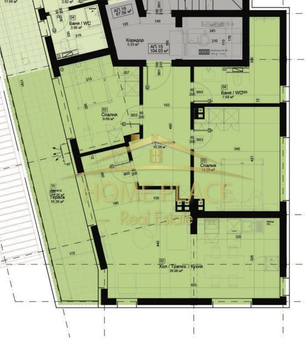Продава се Тристаен апартамент в Варна, Левски - 123 кв.м за 1198 €/кв.м - Снимка #1