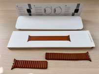 Curea Piele Originală Apple Watch (44mm - M/L) !! Stare Foarte Bună !!