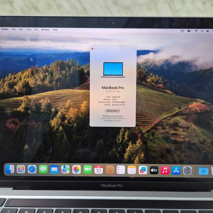Laptop Apple MacBook Pro M1 512gb 2021 Silver cu Touchbar Zeus 32713