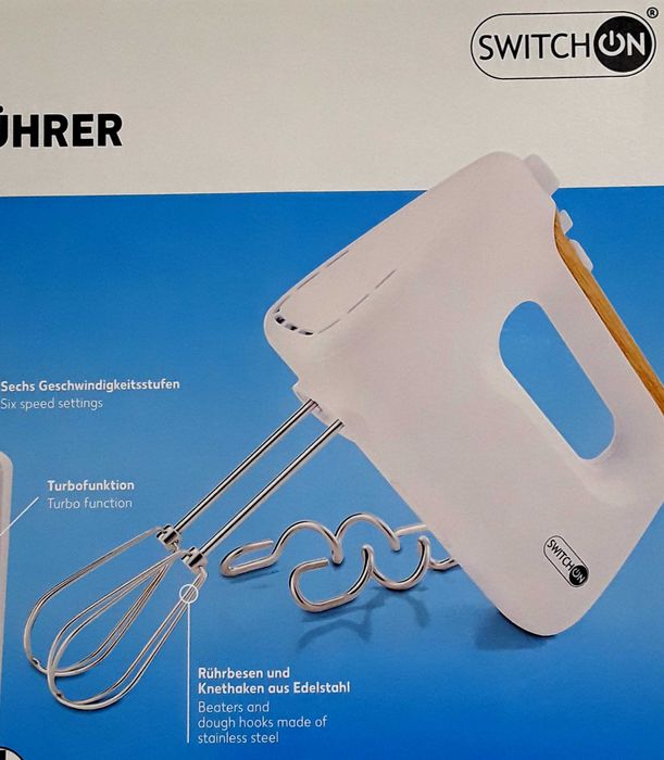 Mixer de mână 300 W cu functie turbo SWITCHON NOU - 70 Lei