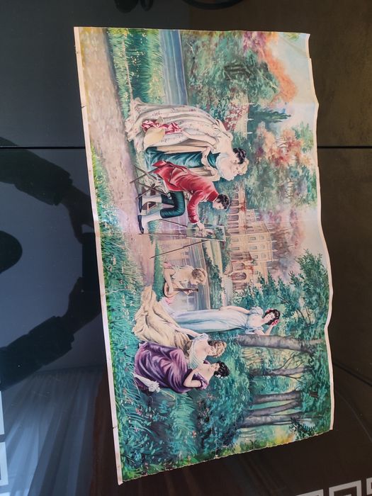 Tablou pe hârtie fără rama