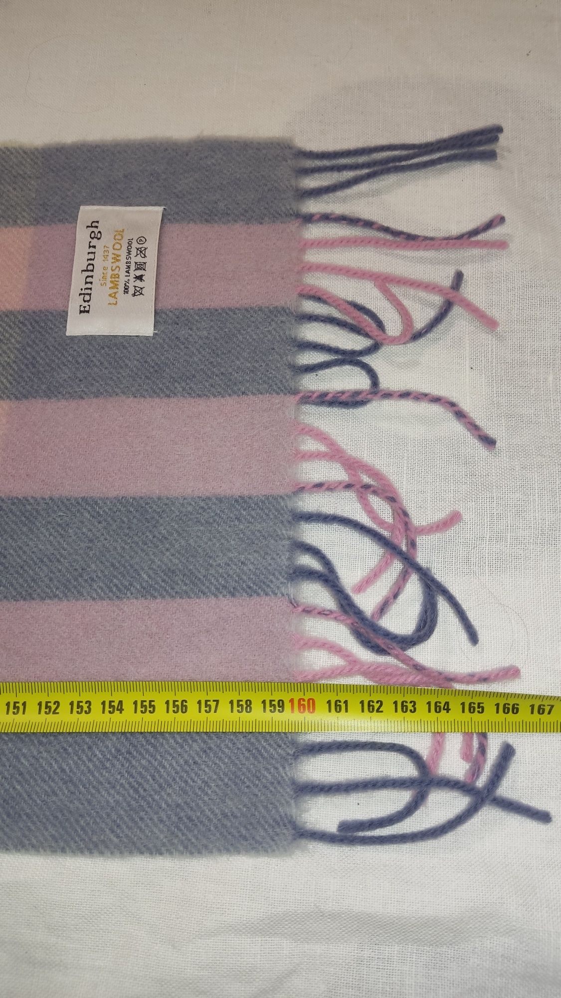 Fular Edinburgh Scotland  Pure Lambswool 100% lana fina scarf șal