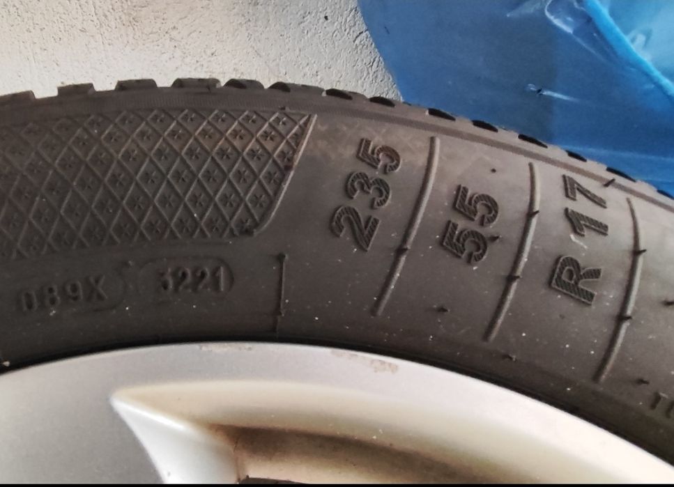 Гуми с джанти за Mercedes 235/55/17