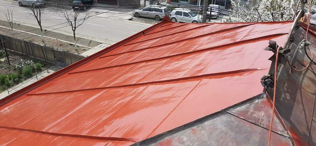Vopsitor la tabla pe acoperis la casa, blocuri si alte suprafete
