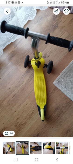 Trotineta cu ghidon reglabil