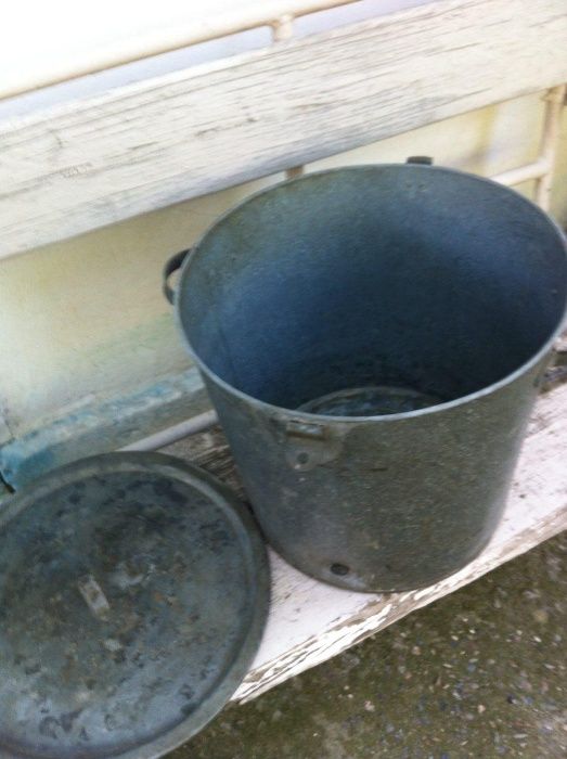 оцинкованная кастрюля с крышкой производство СССР