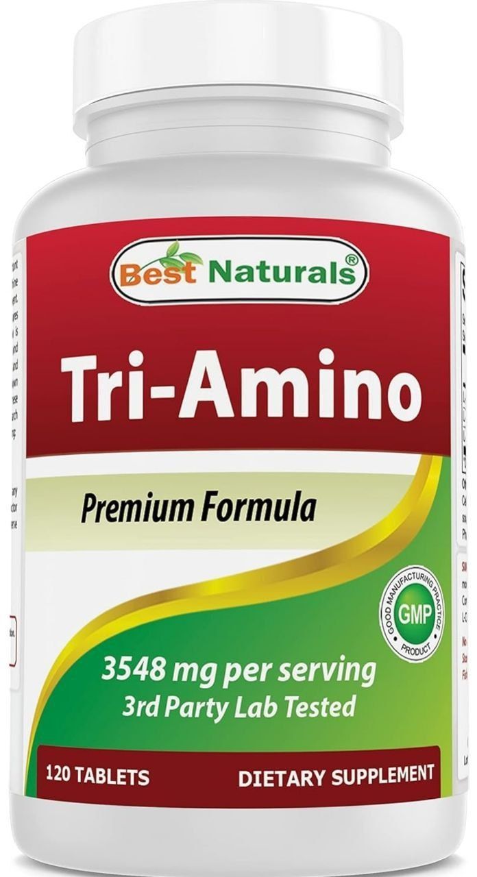 Tri Amino Best Naturals L аргинин L орнитин L лизин  120 таб USA