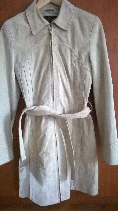 Palton piele intoarsa Naf Naf mas.S