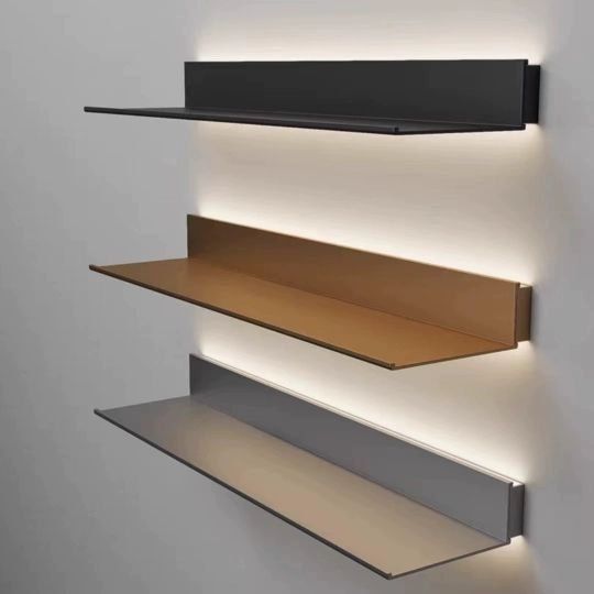 Polkalar yashirin tokchalar, Invisible Shelves va saqlash uchun led st