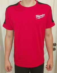 Milwaukee тениска с лого щампа червена размер XL