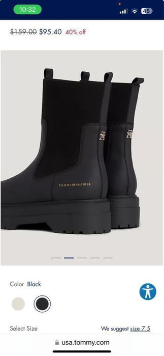 Продам сапоги челси Tommi Hilfiger