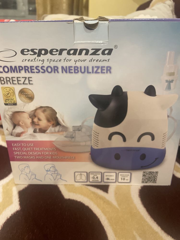 Inhalator / Nebulizator pentru copii in forma de vacuta