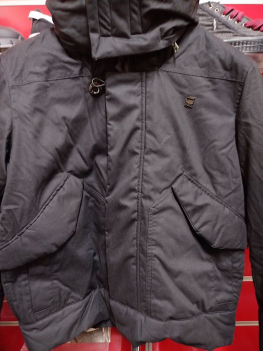 Водоустойчиво G-Star Raw Flight M L XL XXL ново мъжко черно яке бомбер