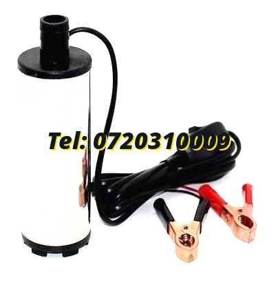 Pompa Electrica Transfer Combustibil Submersibila 12v