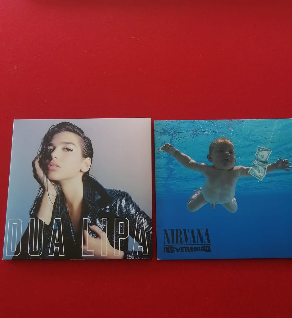 Vând vinil, disc pickup Nirvana și Dua Lipa, originali