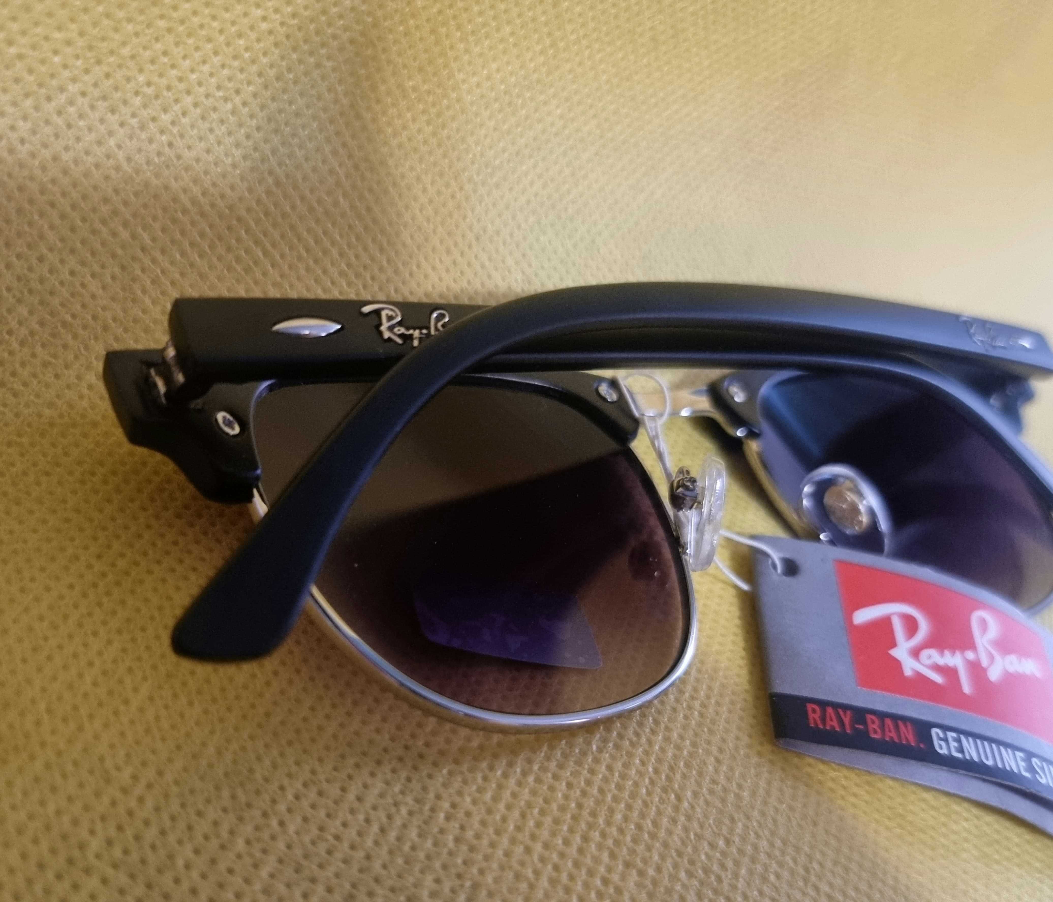 Ochelari de soare Ray-Ban RB3016 Clubmaster Purple Gradient