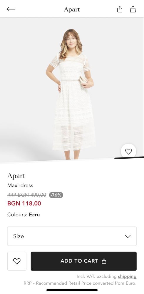 Рокля Apart glamour
