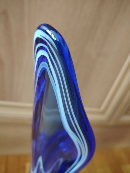 Ръчно изработена ваза от арт стъкло