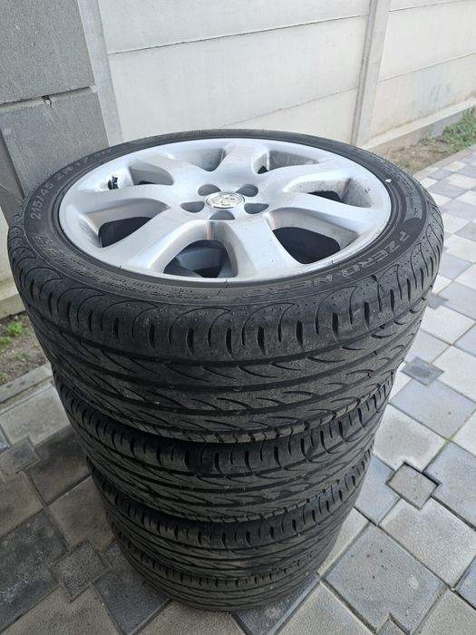Jante originale toyota avensis + cauciucuri de vara aproape noi