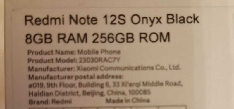 Xiaomi redmi note 12S 256 + 3 кейса и две стъкла