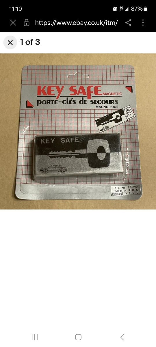 Key safe magnetic de colectie