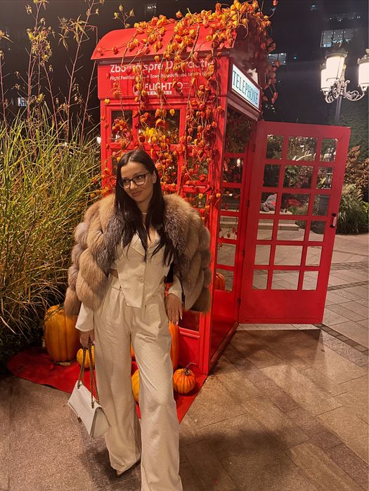 Vand haina de blana naturala de vulpe